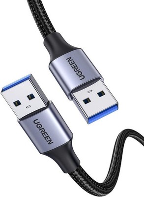UGREEN USB Kabel USB 3.0 A auf A Datenkabel geflochten 5Gbps High Speed Transfer0,5M