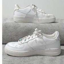 Nike Air Force 1 LE Triple White Youth 4Y DH2920-111 Low Top Sneakers