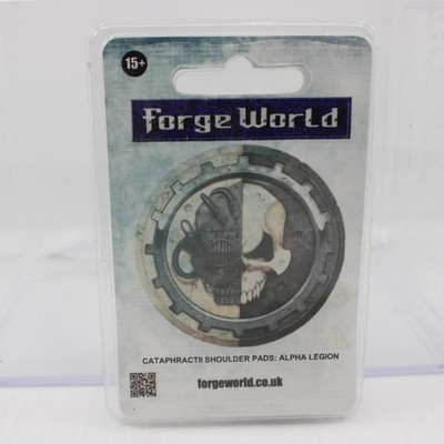 H8 Warhammer 40,000 40k Forge World Cataphractrii Shoulder Pads Alpha Legion