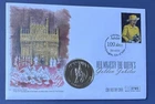 2002 Falkland Islands 50p Coin PNC.QEII 100 Days Golden Jubilee 0785.