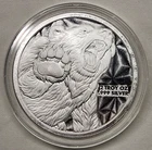 2oz GSM Bear & Bull Stock Market Wall Street BU Silver Round Coin