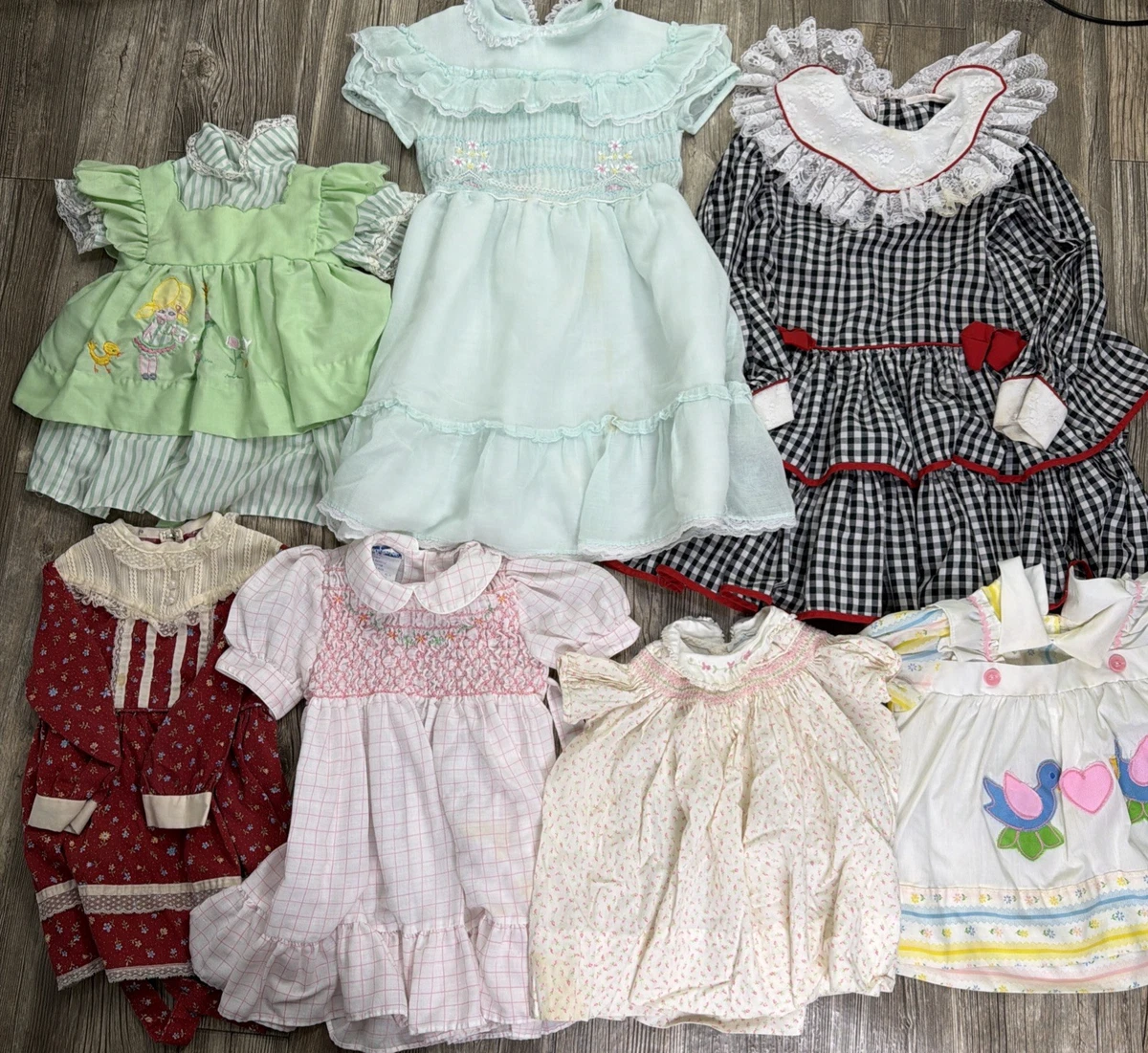 Cotton Blend Vintage Dresses for Girls 18 Months for sale | eBay