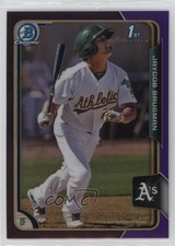 2015 Bowman Chrome Prospects Purple Refractor /250 Jaycob Brugman #BCP141 05up