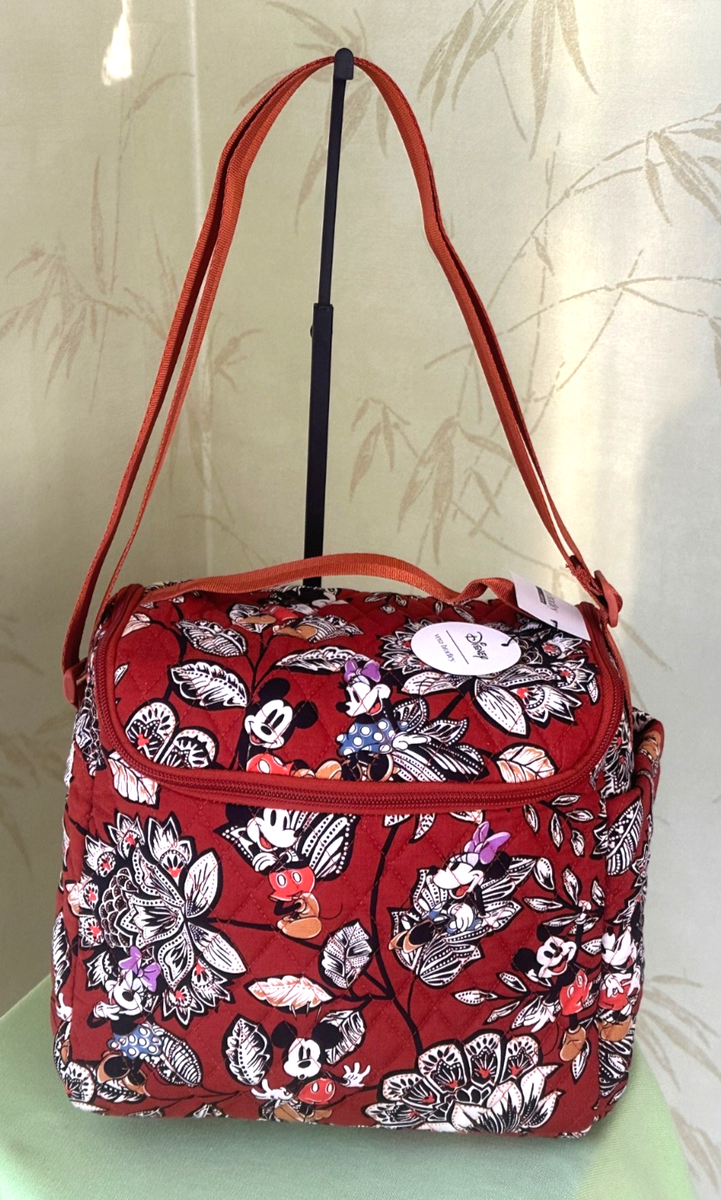 VERA BRADLEY DISNEY LUNCH CROSSBODY BAG:NWT MICKEY & MINNIE FLIRTY