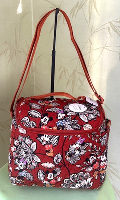 VERA BRADLEY DISNEY LUNCH CROSSBODY BAG:NWT MICKEY & MINNIE FLIRTY