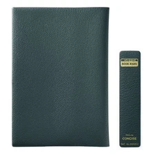 CONCISE Book Cover Leather Style No.12 B5 Green 324270
