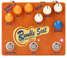 Analog Alien Rumble Seat Overdrive / Delay / Reverb Pedal