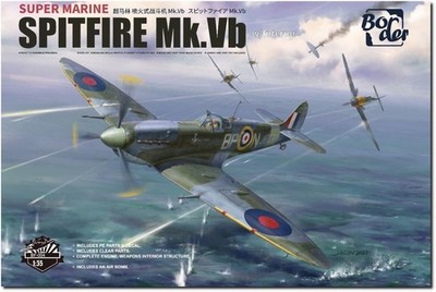 Grenzmodell 1/35 Spitfire Mk.Vb mit Innenausstattung Plastikmodell Bf004