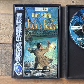 Alone in the Dark Jack is Back Sega Saturn - UK PAL VGC CIB 