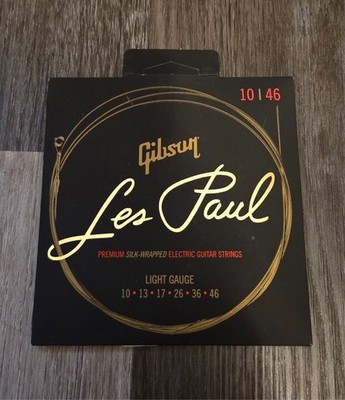 Gibson Les Paul Premium Electric Guitar Strings, Ultra-Light 10-46