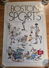 Vintage Boston Sports Poster 1978 red sox bruins celtics marathon patriots