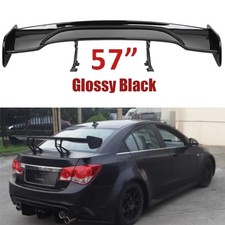 Gloss Black 57in Rear Spoiler Wing Truck Gt Style For Chevrolet Chevy Cruze