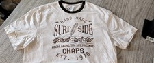 CHAPS Mens Tee Shirt VINTAGE Sz Med Surfs Up