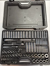 Allen Tools 91 Piece Socket Wrench Set with Carrying Case USA 1/2”, 1/4”, 3/8”