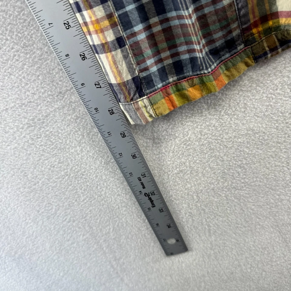 Brooks Brothers Pants Men's 33x32 Fits 33x29 Colorful Patchwork Madras Vintage - Image 4 of 4