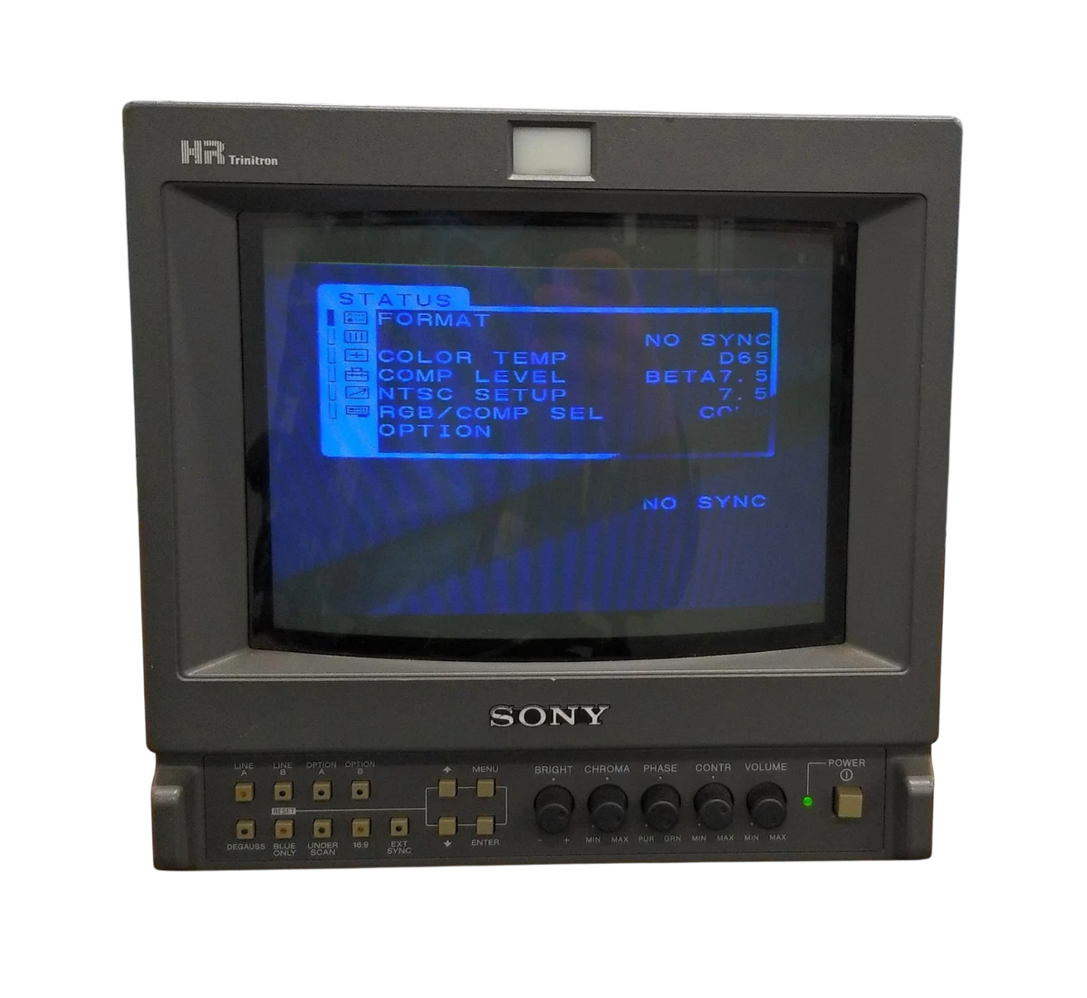 値下げ完動スーパーファインピッチソニーブラウン管モニター　PVM-1442QM Sony CRT Single Screen Video Production Monitors for sale | eBay