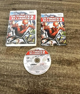 Marvel: Ultimate Alliance 2 (Nintendo Wii, 2009) COMPLETE! Tested & Working!