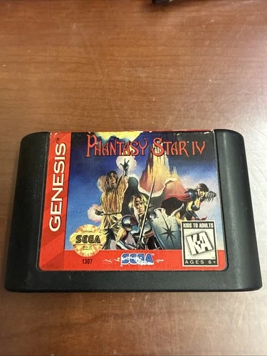Phantasy Star IV 4 (Sega Genesis, 1994) Authentic Cartridge - Tested and Working