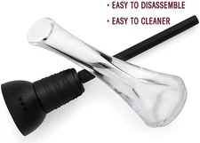 Aepoer Wine Aerator Pourer Liquor Bottle Pourers Drink Decanter Spout (Black) US