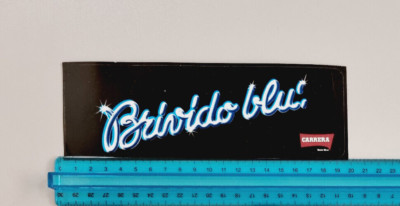 BLUE CORSA BASIC WEAR THRILL STICKER STICKER STICKER VINTAGE 80s