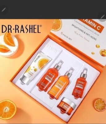Dr Rashel Vitamin C moisturizing and anti Aging Skin Care 5 Pieces Set Original.