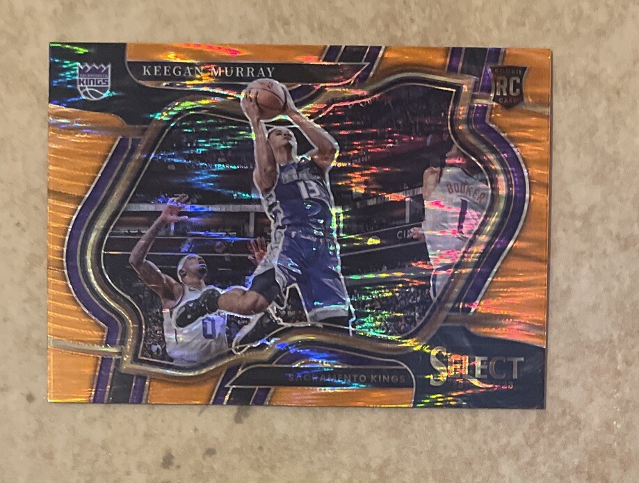 2022-23 Panini Select - Keegan Murray - Courtside Orange Flash Prizm RC #294 👑