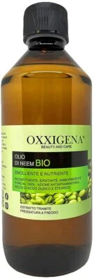 Oxxigena Olio di Neem Biologico - Pressato a Freddo - VEGANO - NO OGM - 250 ml