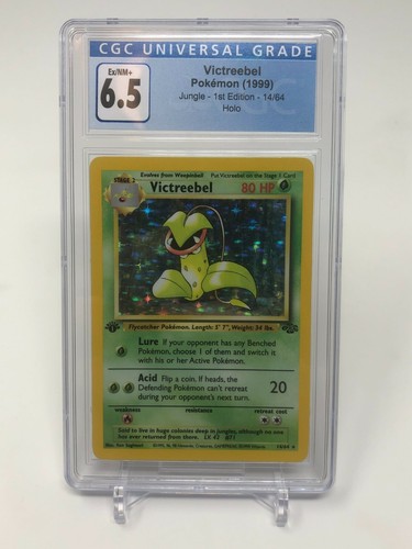 Victreebel (1st Edition) graded CGC 6.5 for sale on eBay