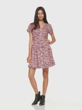 NWT Gap Floral Printed fit & flare shirtdress, Multi Floral Size 4