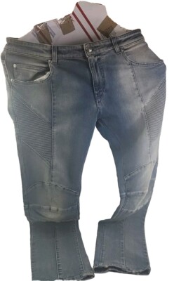 Pierre BALMAIN Paris  Denim Biker Moto Jeans Men Size 40 