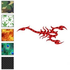 Tribal Scorpion Art Vinyl Decal Sticker 40 Patterns 3 Sizes 602