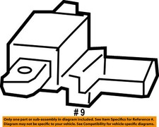 Genuine OEM Battery Current Sensor For 16-19 Honda HR-V 1.8 Fit 1.5L 38920T5AA01