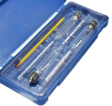 3pcs  Hydrometer Alcoholmeter Tester Set Alcohol Concentration Meter +Tools box