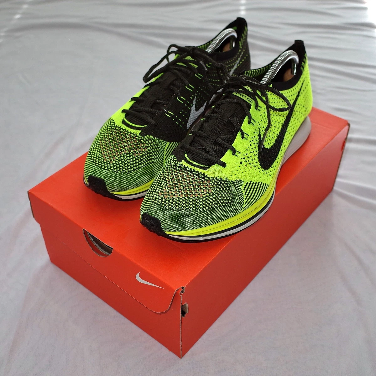 NIKE FLYKNIT RACER OG VOLT 2012 9 5 8 5 43 HTM NRG lunaracer eBay
