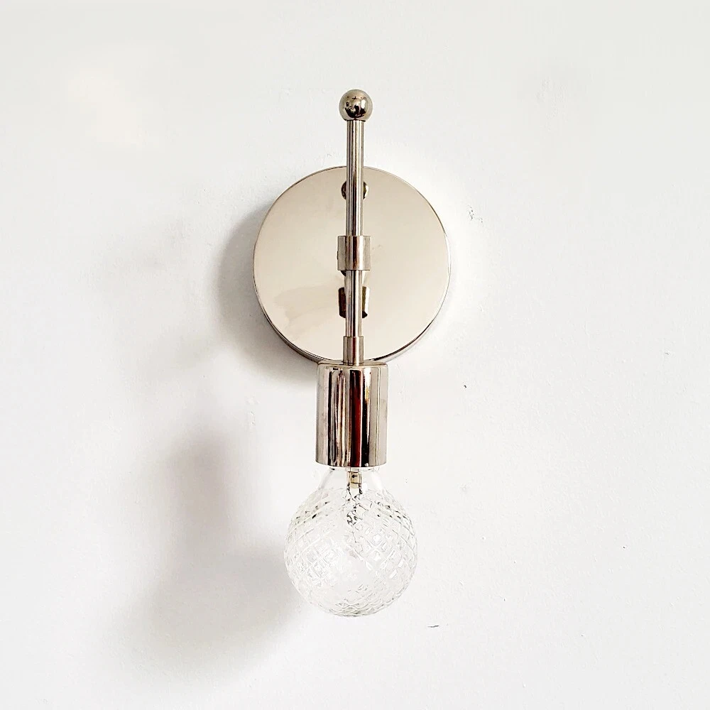 Silver sale bathroom sconces