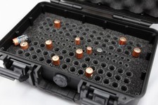Precut battery storage vault foam fit 84 AA  32 AAA battery fits your Nanuk 909
