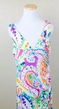 Lauren Ralph Lauren Women's NWT Paisley Watercolor A-Line Dress Sz 8 Career $145