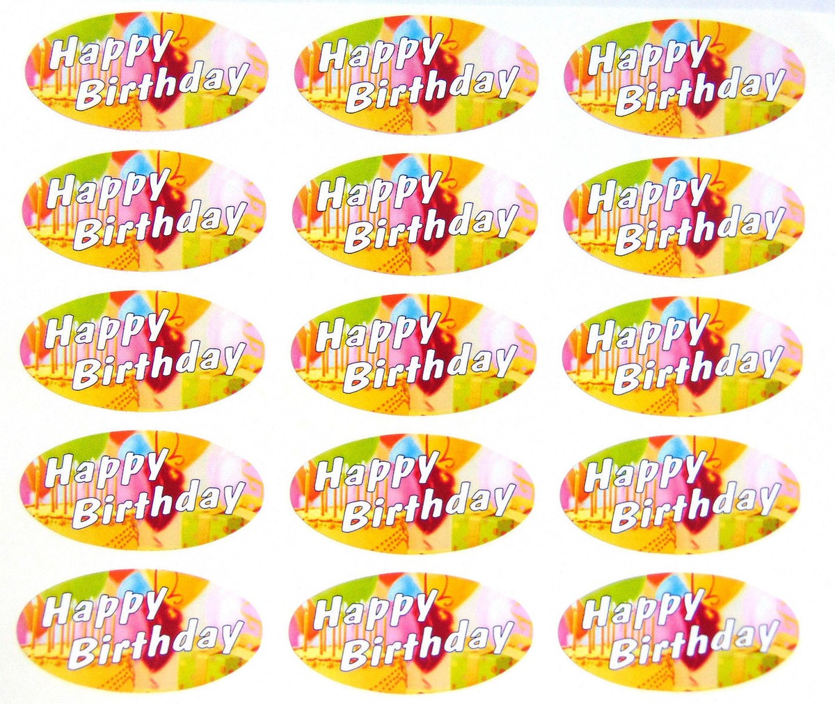 Confezione da 48 London Eye, 40x20mm Ovale Sigillo Etichette, Adesivi per Lavori Creativi, Decorazione, Confezione Del Regalo, Regali, Buste