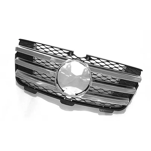 For Mercedes GL Class X164 SUV 2007-2012 ABS Silver Black Front Grille A Style - Foto 3 di 6