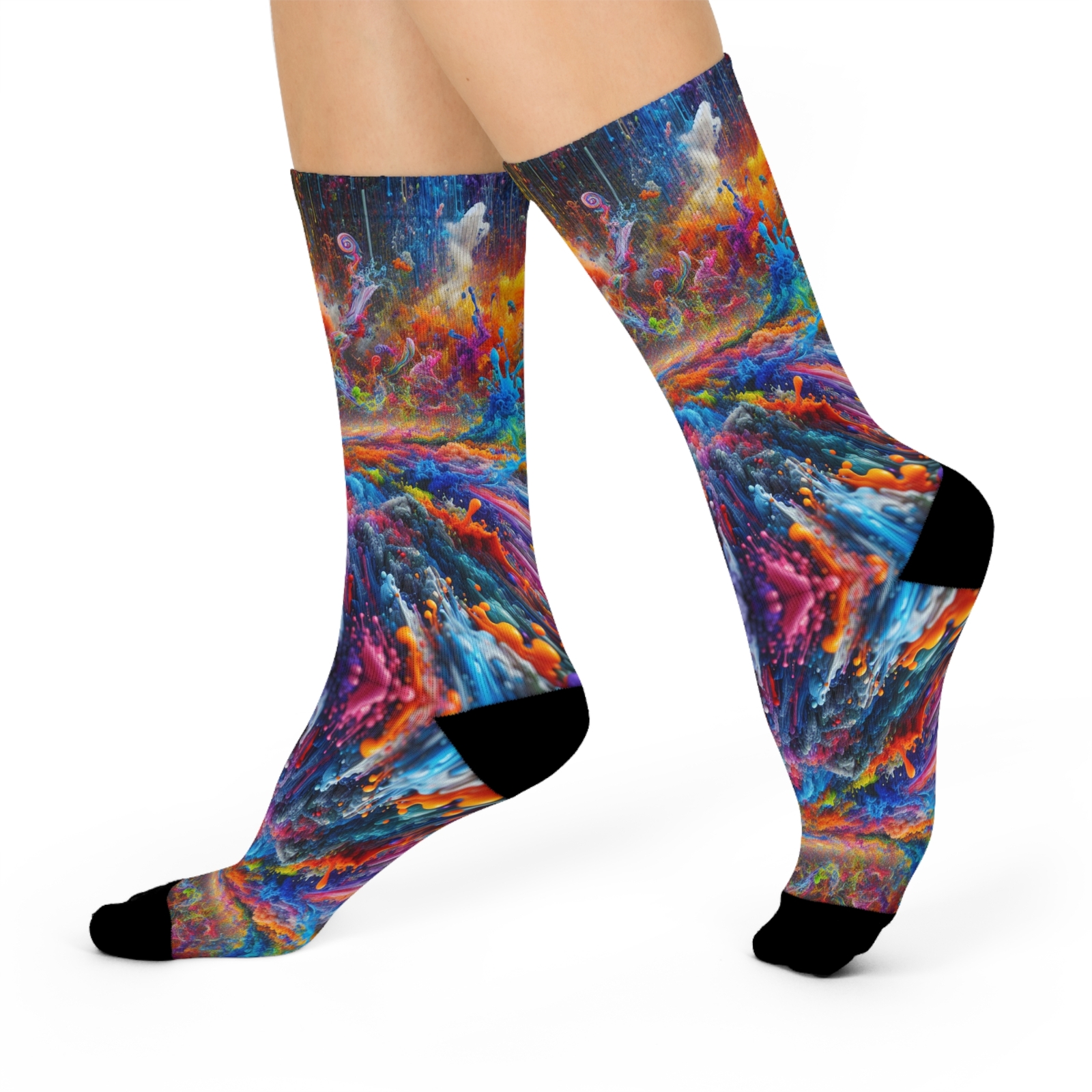 Soft Cushioned Crew Socks for Ultimate Comfort  -image
