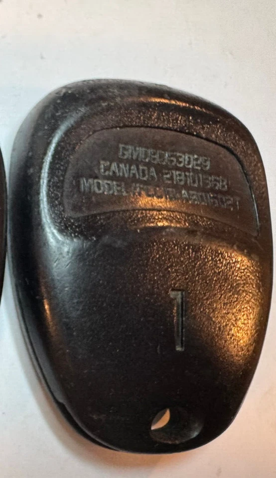 汽车无钥匙遥控器原始设备制造商凯迪拉克 DEVILLE 2000 ABO1502T 控制钥匙链 #1 — 第 3/4 张图片