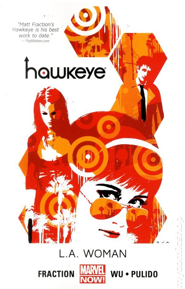 Hawkeye TPB By Matt Fraction and Jeff Lemire 31ST NM 2014 Stock Image