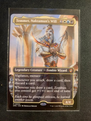 Temmet, Naktamun's Will (Borderless) - Magic the Gathering