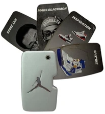 Vintage Nike Air Jordan Jumpman Metal Shoe Hang Tag Keychain Spike Lee Spiz'ike