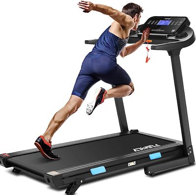 Max 2000W Treadmill Electric Walking Pad Heavy Duty Running Machine for  Home Gym