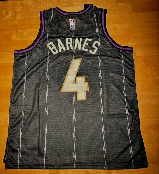 NBA Basketball Toronto Raptors Scottie Barnes #4 Jersey XL