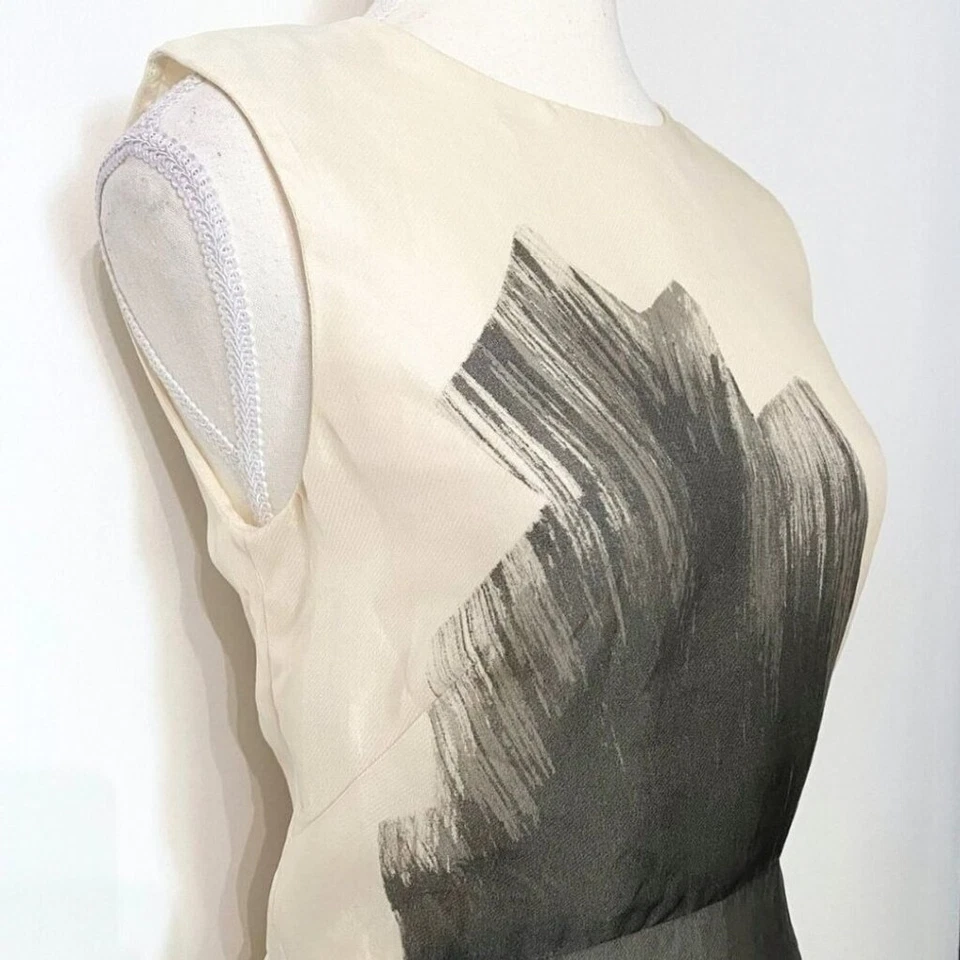 VESTIDO LÍNEA A ORGANZA 100% SEDA COLECCIÓN VERA WANG - 2 Foto 4 de 4