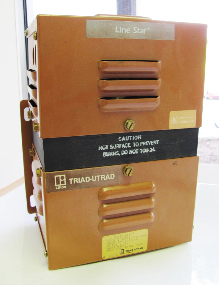 Triad K60810, 95-130/190-260V In, 3.6 /1.8A In 120V out, 300VA 2.5A Transformer - Image 4 of 4