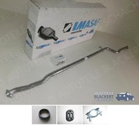 Imasaf Auspuff Mittelrohr + ZubehöR für Citroen / Peugeot Saxo 106 II 1.1 + 1.4