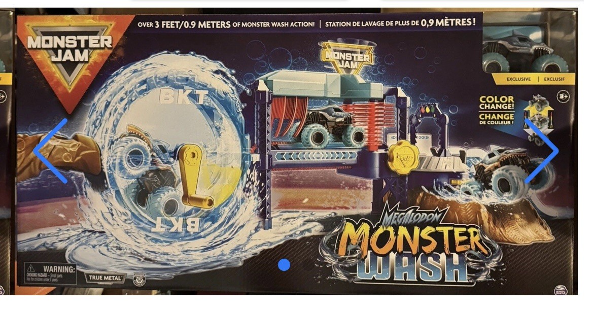 Monster Jam Megalodon Monster Wash 1:64 Monster Truck Playset